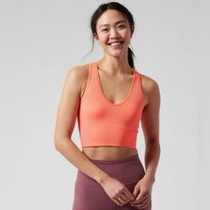 NWOT Aurora Seamless Crop Rib Tank